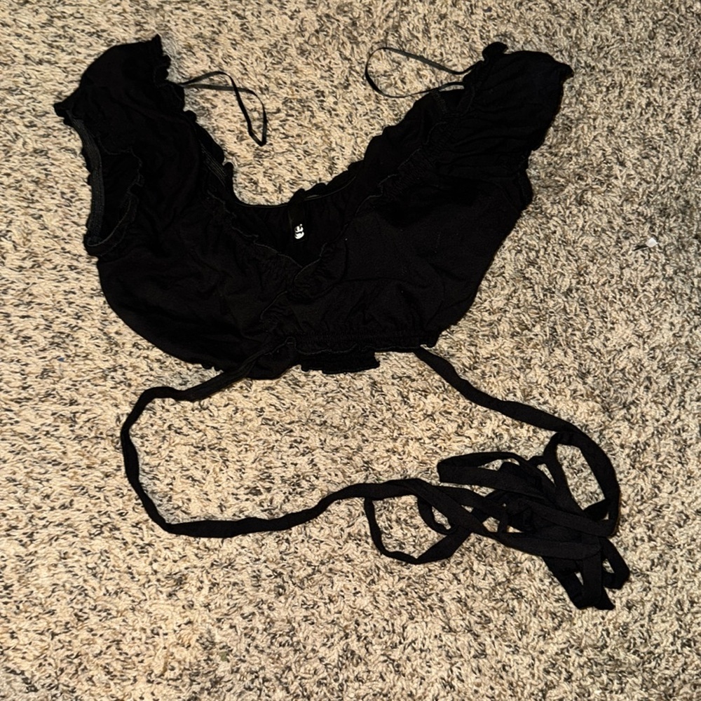 lace up top only worn 1 time